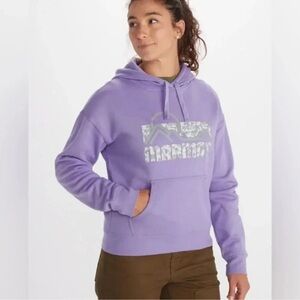 Marmot Women Paisley Purple Coastal Hoodie M size NWT